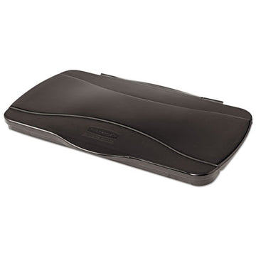 Rubbermaid® Commercial Hinged Lid For Vented Slim Jim, 20.38w X 11.38d X 2.75h, Black freeshipping - TVN Wholesale